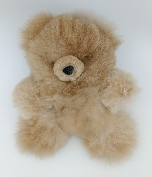 テディベア ぬいぐるみ 人形28cm ベビーアルパカ純毛製  apteddl3026011bebr