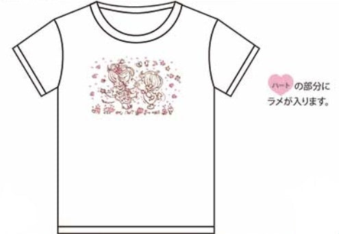 水森亜土 Tシャツ ハート ホワイト WH AD-8741