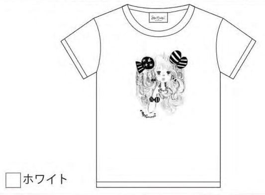 水森亜土 Tシャツ リボンファッション ホワイト WH AD-9352