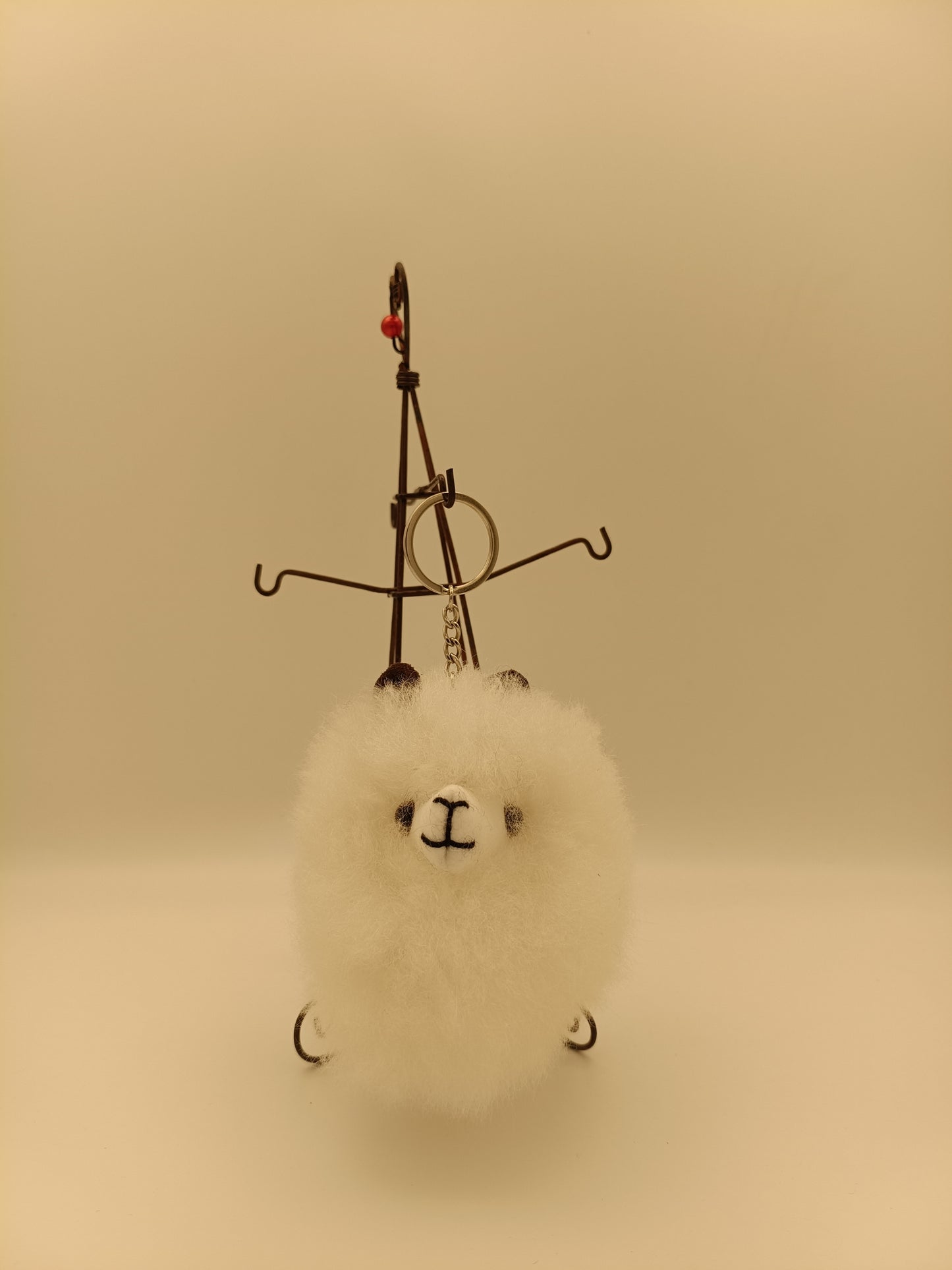 アルパカ フェイス ヘッド キーホルダー チャーム ストラップ ぬいぐるみ 人形 apkyfa26005why