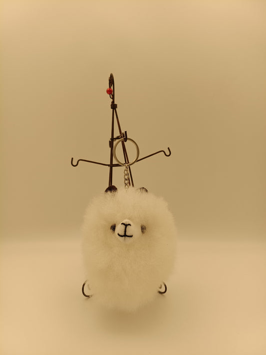 アルパカ フェイス ヘッド キーホルダー チャーム ストラップ ぬいぐるみ 人形 apkyfa26005why