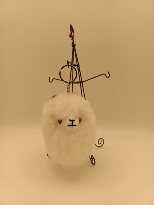 アルパカ フェイス ヘッド キーホルダー チャーム ストラップ ぬいぐるみ 人形 apkyfa26008why