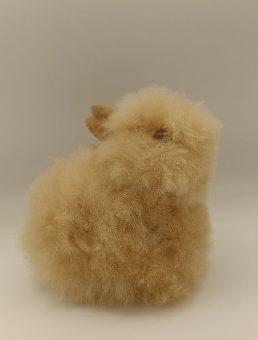 ウサギ ぬいぐるみ 人形 ベビーアルパカ純毛製  aprabdl26001