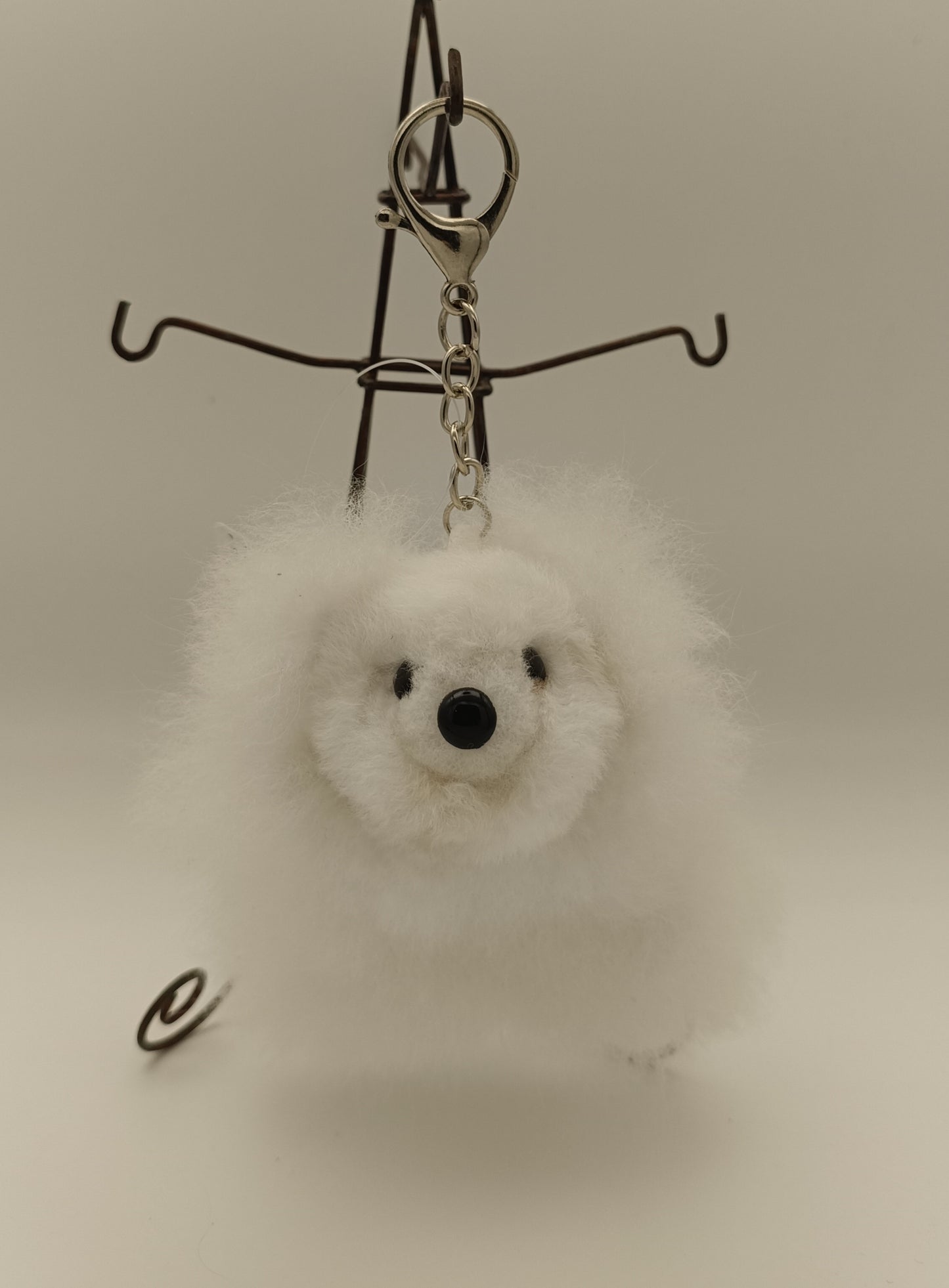 テディベア キーホルダー チャーム ストラップ ぬいぐるみ 人形12cm ベビーアルパカ純毛製 aptedky26001