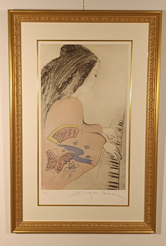 名画 フジコ・ヘミング 版画  おさらい ＊1点限り