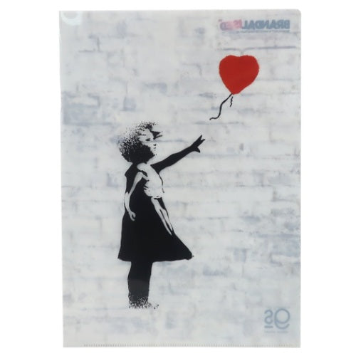 名画 バンクシー Banksy A4シングルクリアファイル Balloon Girl